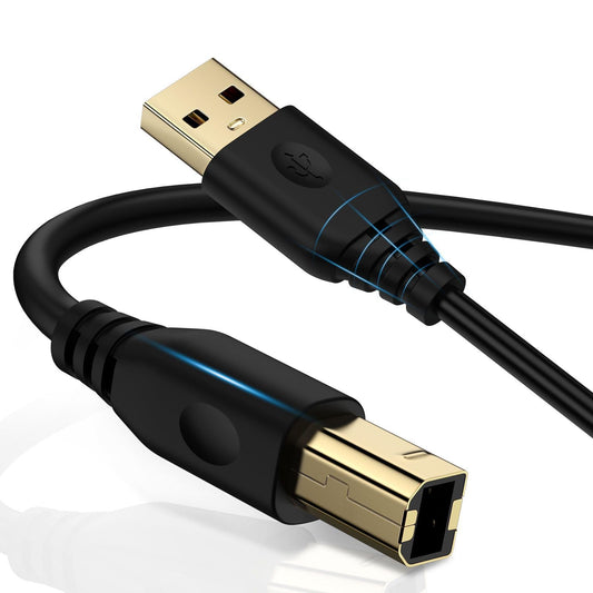 6FT USB Printer Cable for Computer and Scanner