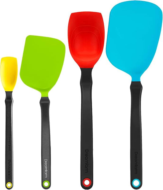 11-piece silicone cookware utensil set