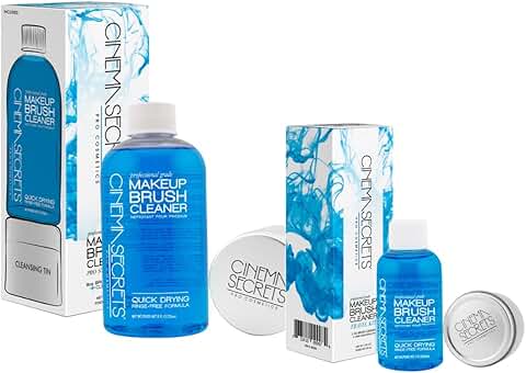 Makeup Brush Cleaner Kit with Travel Sizes