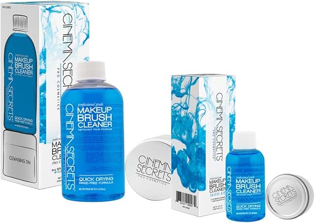 Makeup Brush Cleaner Kit with Travel Sizes
