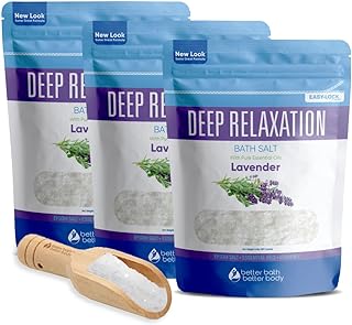 Relaxing Lavender Bath Salt Set, 3 Pack, 6 lbs