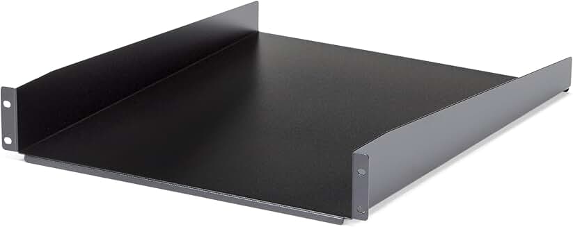 Heavy Duty 2U Steel Rack Shelf for 19" Racks