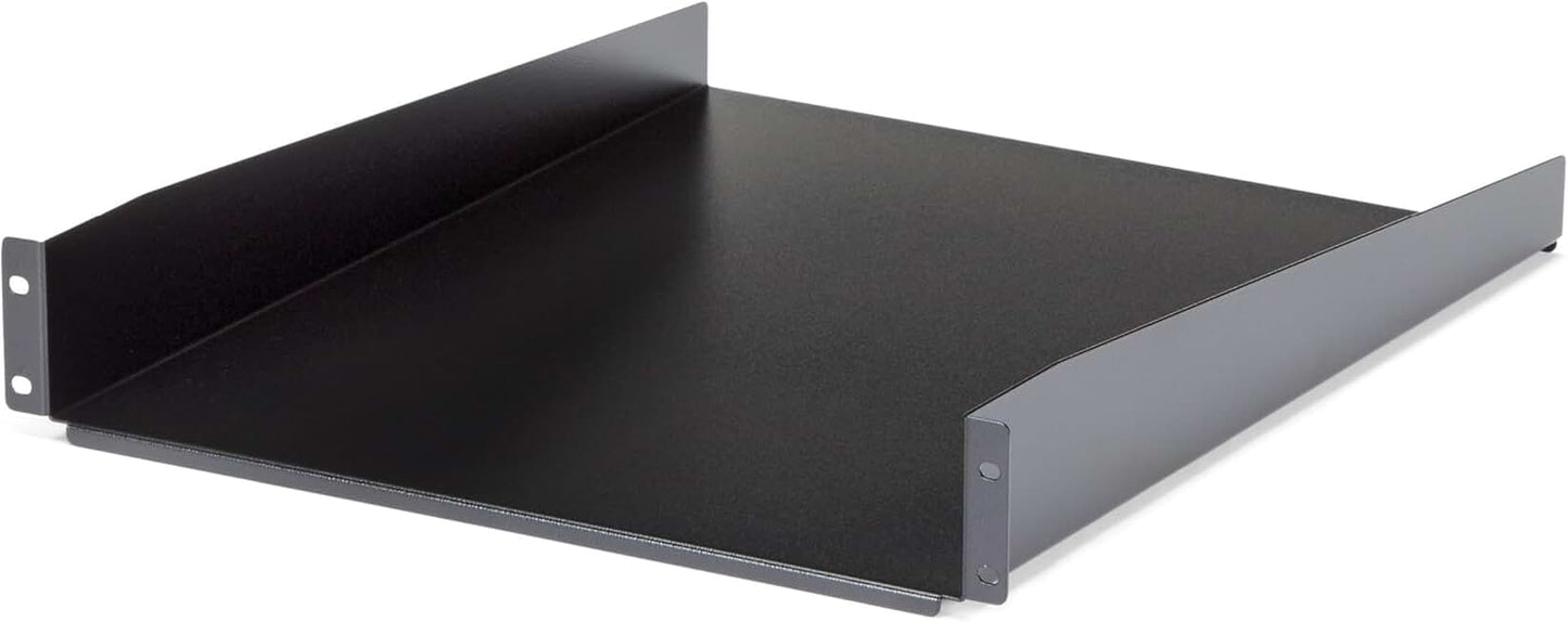 Heavy Duty 2U Steel Rack Shelf for 19" Racks