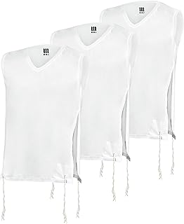 Men's V-Neck Tzitzit T-Shirt for Camp and School
