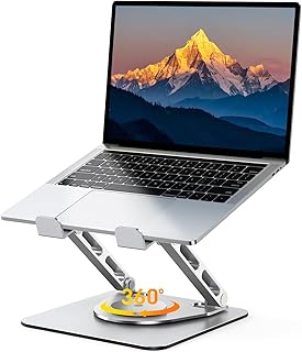 Adjustable 360° Rotating Laptop Stand for Desk