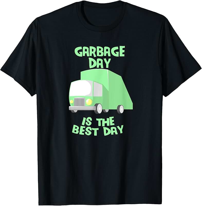 Garbage Day Toddler Boy Trash Truck Shirt