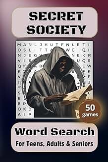 Secret Society Word Search Puzzle Book for All Ages