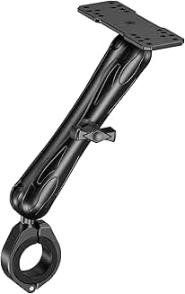 Aluminum Fish Finder Mount with Bar Clamp, 9.1" Arm
