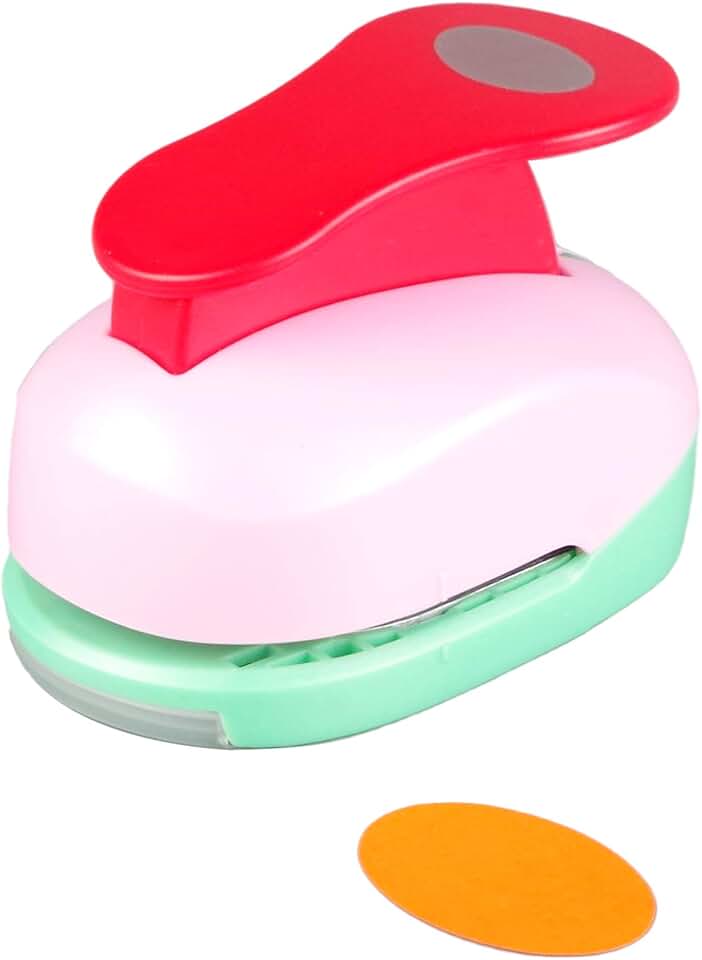 2 Inch Oval Craft Hand Punch for Scrapbooking and Card Making
