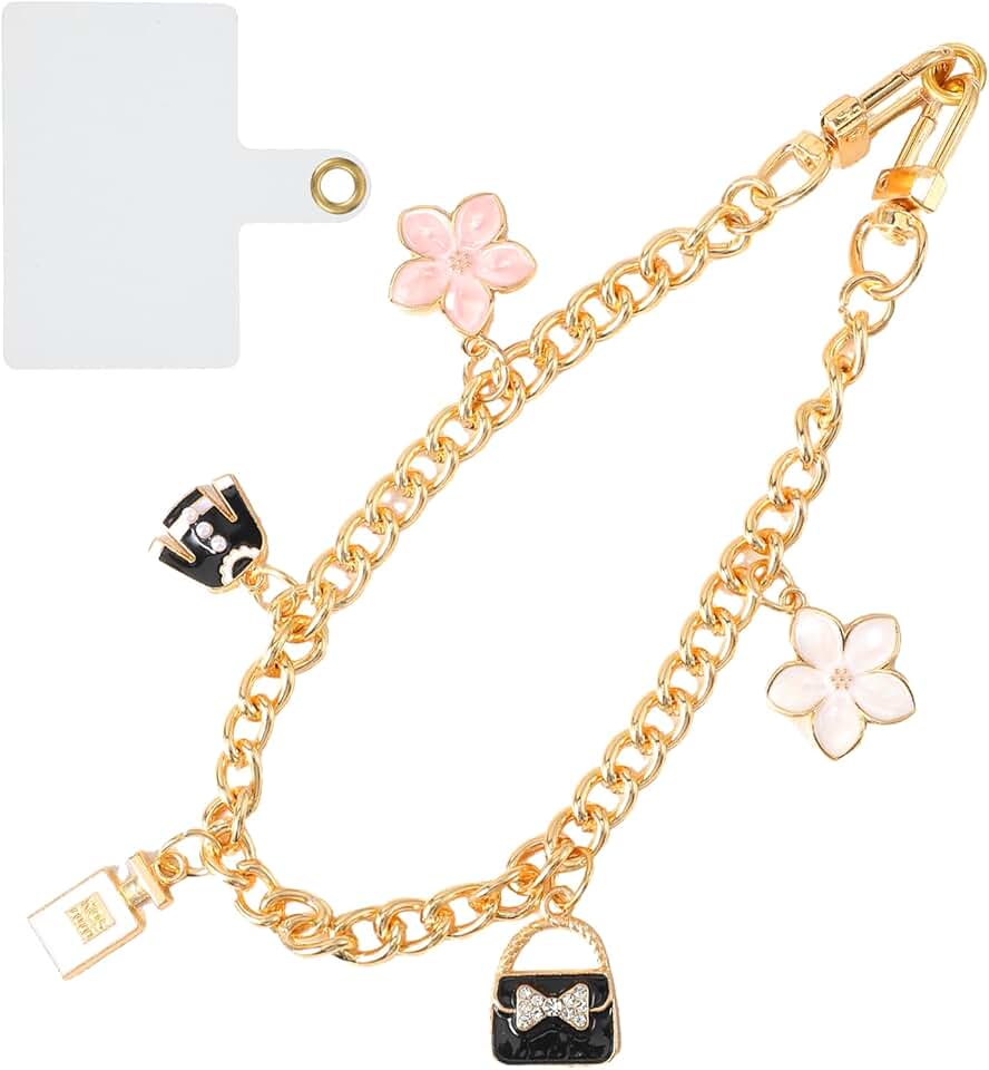 Phone Lanyard Wrist Strap with Patches for Cell Phones