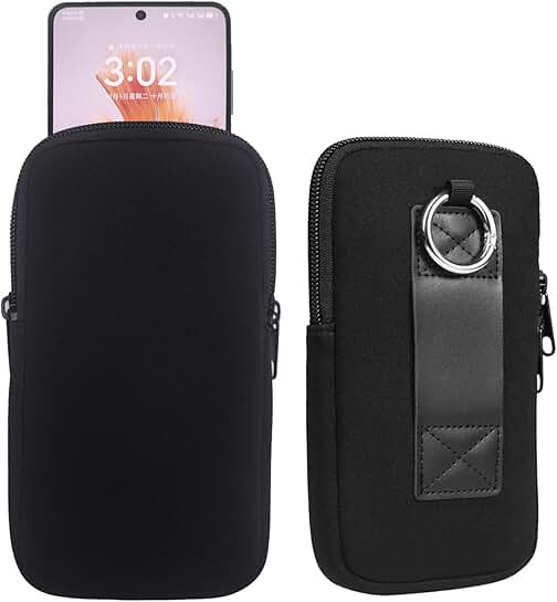 7.2 Inch Neoprene Belt Phone Holster with Clip