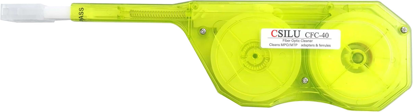 Fiber cleaner for MPO and MTP connectors, 500 uses