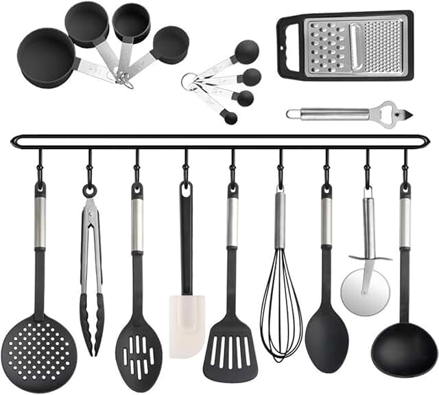 19-Piece Silicone Kitchen Utensil Set for Cooking and Baking