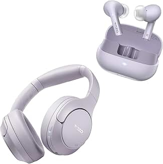 Wireless Over-Ear Noise Cancelling Headphones with Mic