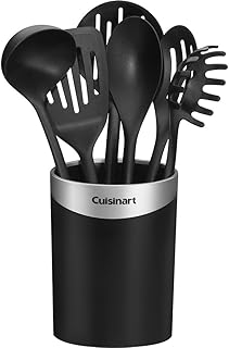 Set of 7 black crock with tools