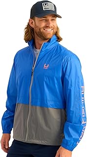 Men's Lightweight Waterproof Windbreaker with Sun Protection