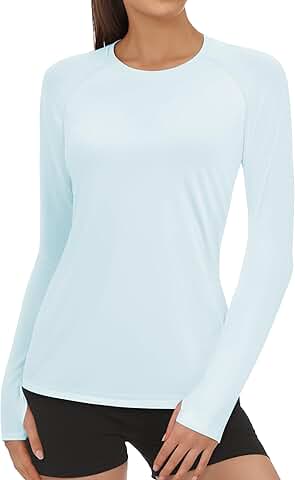 Women's UPF50+ Long Sleeve Sun Shirt for Outdoor Activities