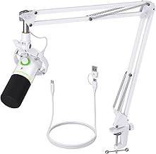 Dynamic Microphone Kit with RGB Lighting and Accessories