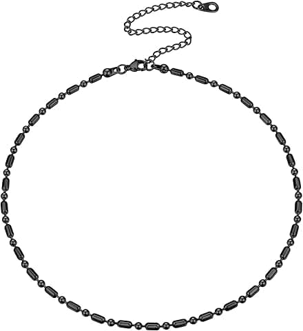 Dainty 14K Gold Plated Double Layer Choker Necklace