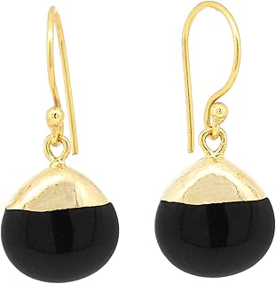 Natural Pear-Shaped Pearl Hook Earring for Meditation and Gift