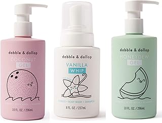 Kids' Bubble Bath, Body Wash & Shampoo Set