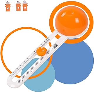 Orange circle paper cutter with 3 blades
