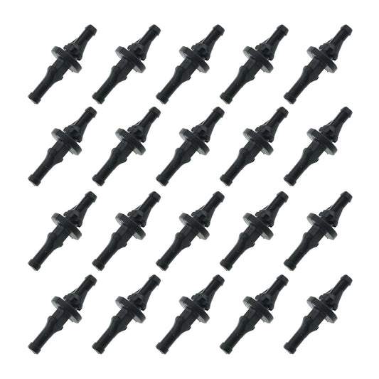 20 Pcs Black Fan Mounting Pins for PC Cases