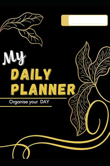 Daily Planner with Schedule and To-Do Sections
