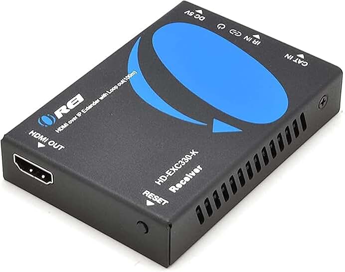 HDMI Over Ethernet Extender with IR, 330 Feet