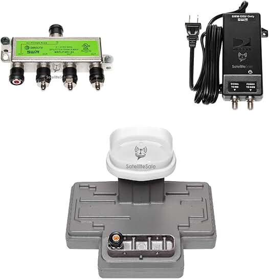 SWM LNB Kit with Power and Splitter