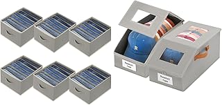 Set of 6 Large Wardrobe Organizers with 2 Extra Large Hat Holders