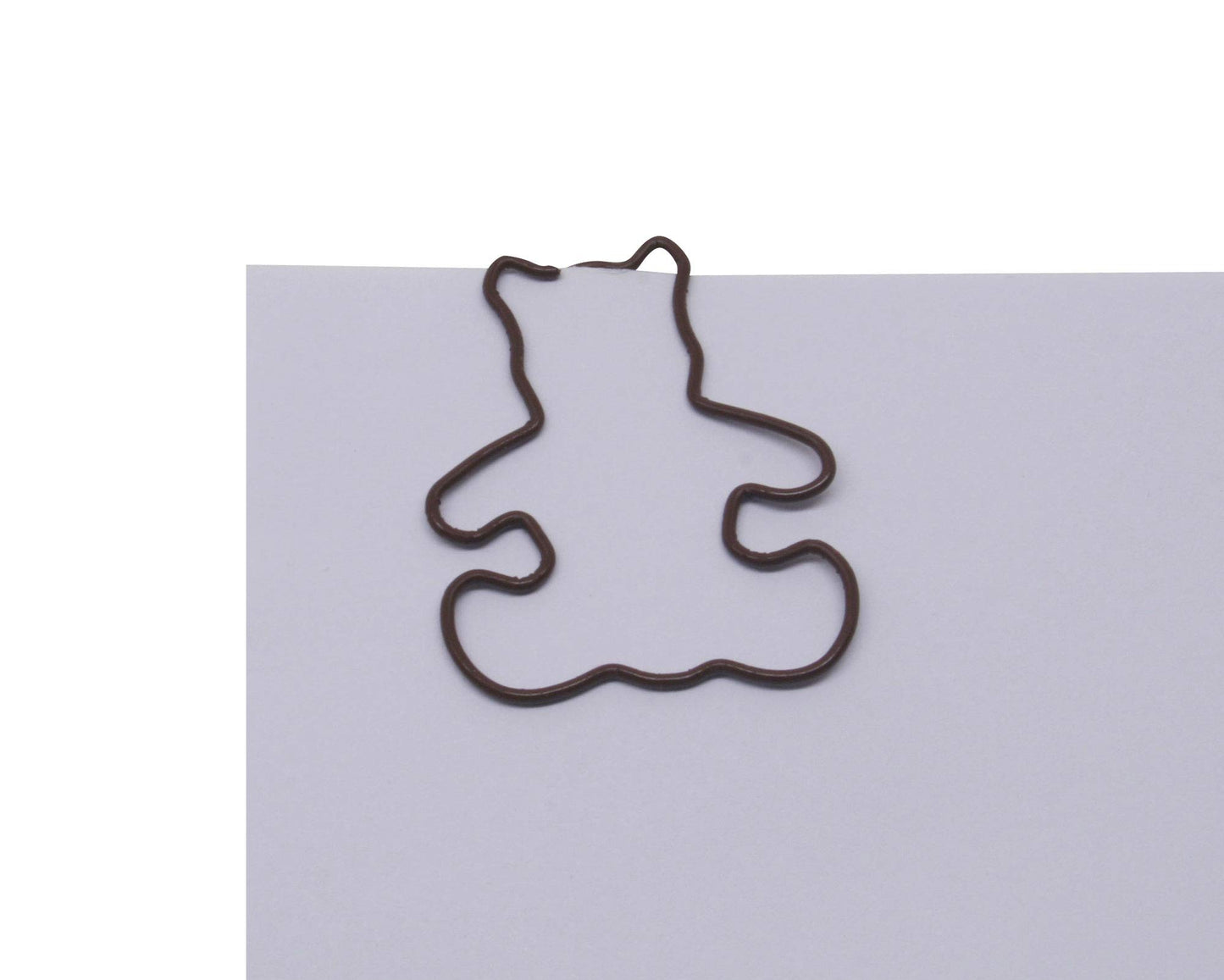Bear-shaped paper clips in a round tin, 100 count