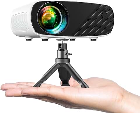 Portable 1080P HD Mini Projector with Tripod