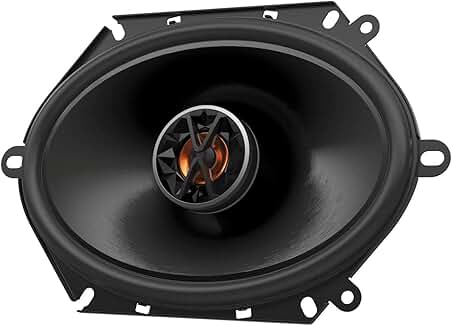 5x7/6x8 2-Way Coaxial Speaker System in Black