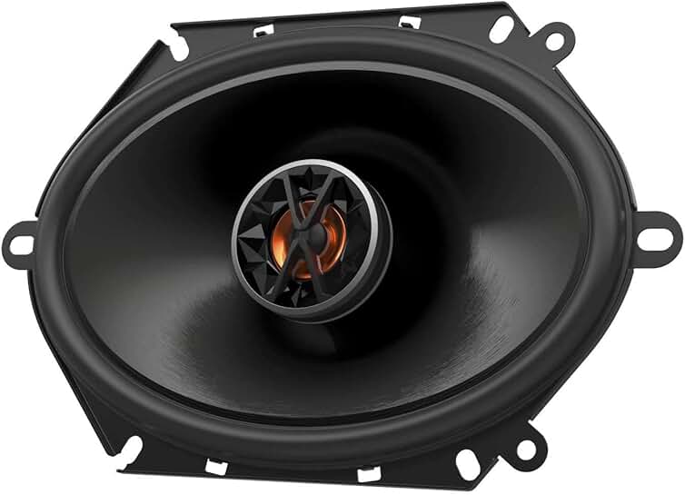 5x7/6x8 2-Way Coaxial Speaker System in Black
