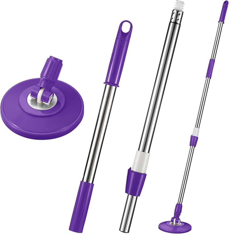 Purple 360 Degree Spin Mop Handle Replacement
