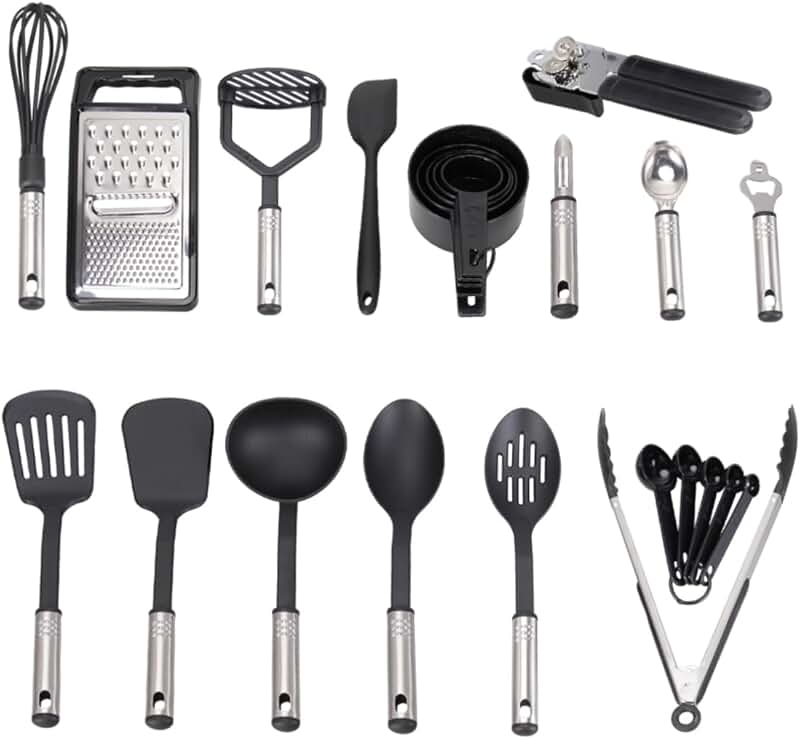 24-Piece Stainless Steel Kitchen Utensil Set