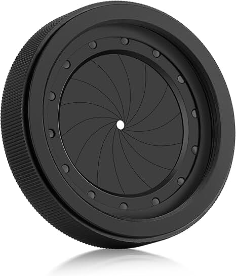 Adjustable Iris Aperture Diaphragm Adapter Ring