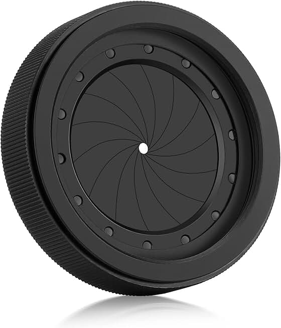 Adjustable Iris Aperture Diaphragm Adapter Ring