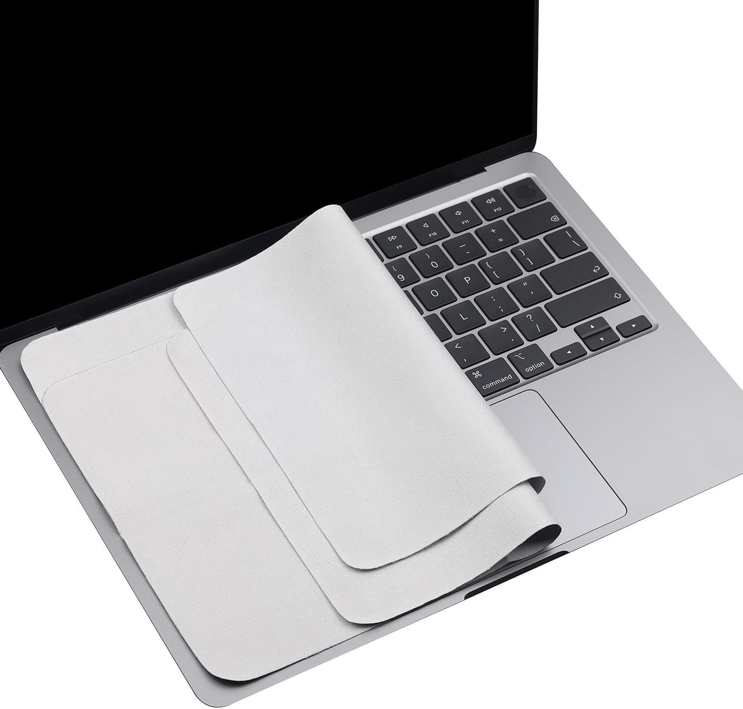 2-Pack Microfiber Cleaning Cloths for MacBook Screens and Keyboards