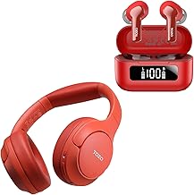 Wireless Over-Ear Noise Cancelling Headphones with 55H Playtime