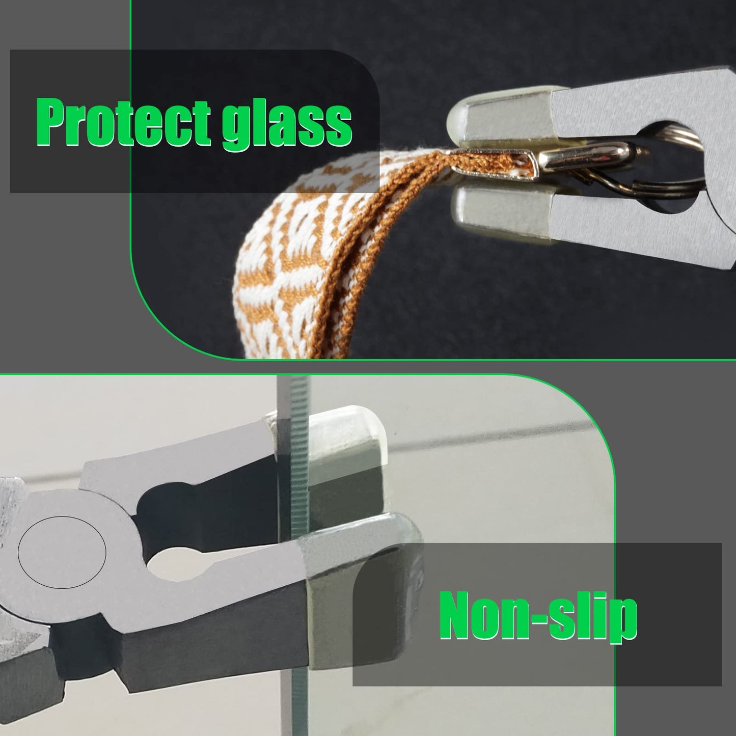 6-Pack Rubber Tips for Glass Breaking Pliers