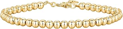 Gold Beaded Adjustable Bracelet for Women