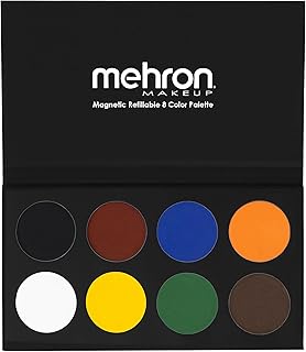 8-Color Refillable Makeup Palette for Face and Body
