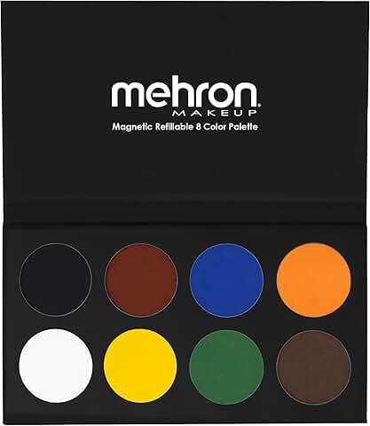 8-Color Refillable Makeup Palette for Face and Body