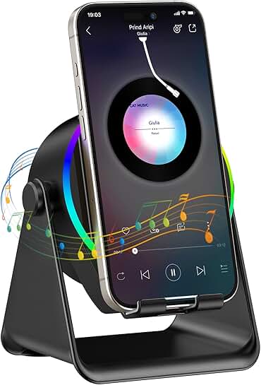 Wireless 5-in-1 Bluetooth Speaker with Phone Stand
