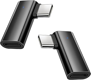 2-Pack 90° Lightning to USB-C Charger Adapters