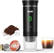 Cordless Electric Espresso Machine for Ground Coffee and Capsules