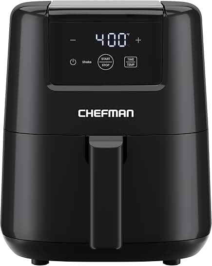 Compact 2 Qt Digital Air Fryer with Nonstick Basket