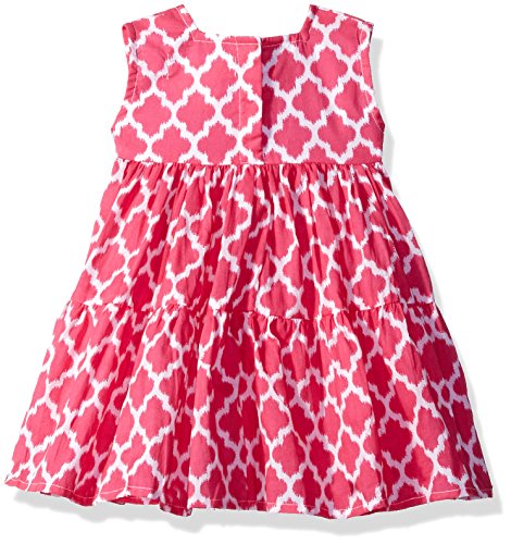 Baby Girls' Jali Ikat Gypsy Dress, Pink, 3-6 Months